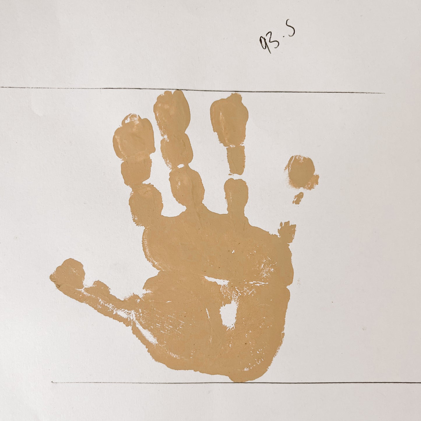 Vintage-Style Handprint Plaque | Multiple Customisation Options