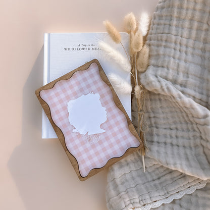 Personalised Vintage-Style Cameo Silhouette Plaque | Multiple Customisation Options