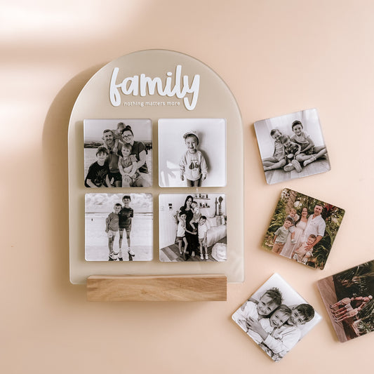 ADDITIONAL Photo Set for Interchangeable Photo Arch Plaque Set | Set of 4 Photos