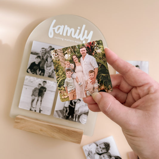 ADDITIONAL Photo Set for Interchangeable Photo Arch Plaque Set | Set of 4 Photos