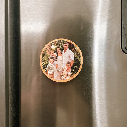 Magnetic Photo Wooden Bottle Opener