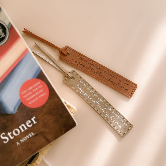 Vegan Leather Bookmark | Multiple Customisation Options