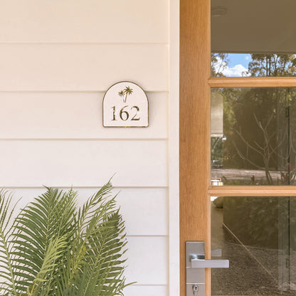 Small Custom House Number Sign | 4 Options