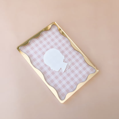Personalised Vintage-Style Cameo Silhouette Plaque | Multiple Customisation Options