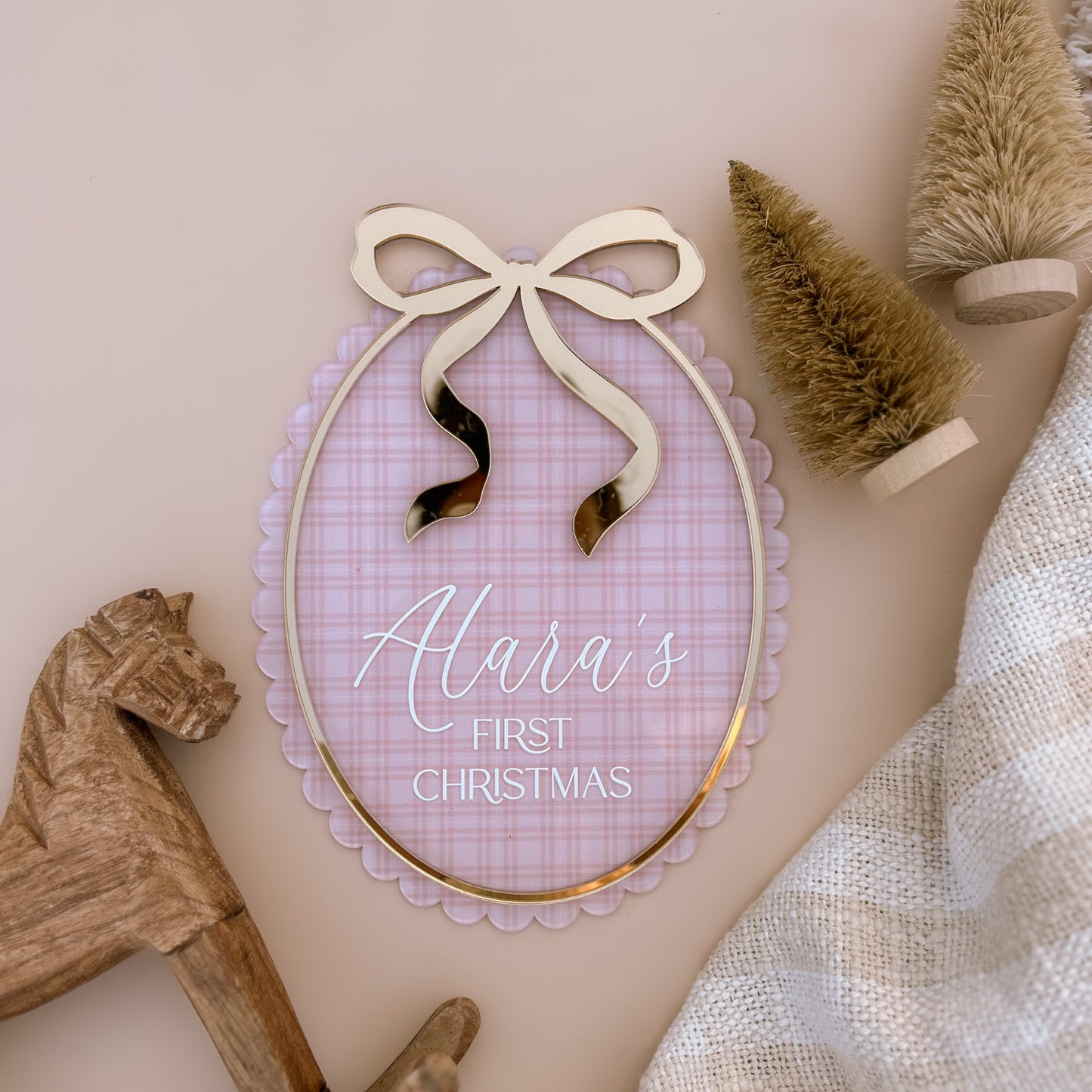 My First Christmas Plaque | Multiple Customisation Options
