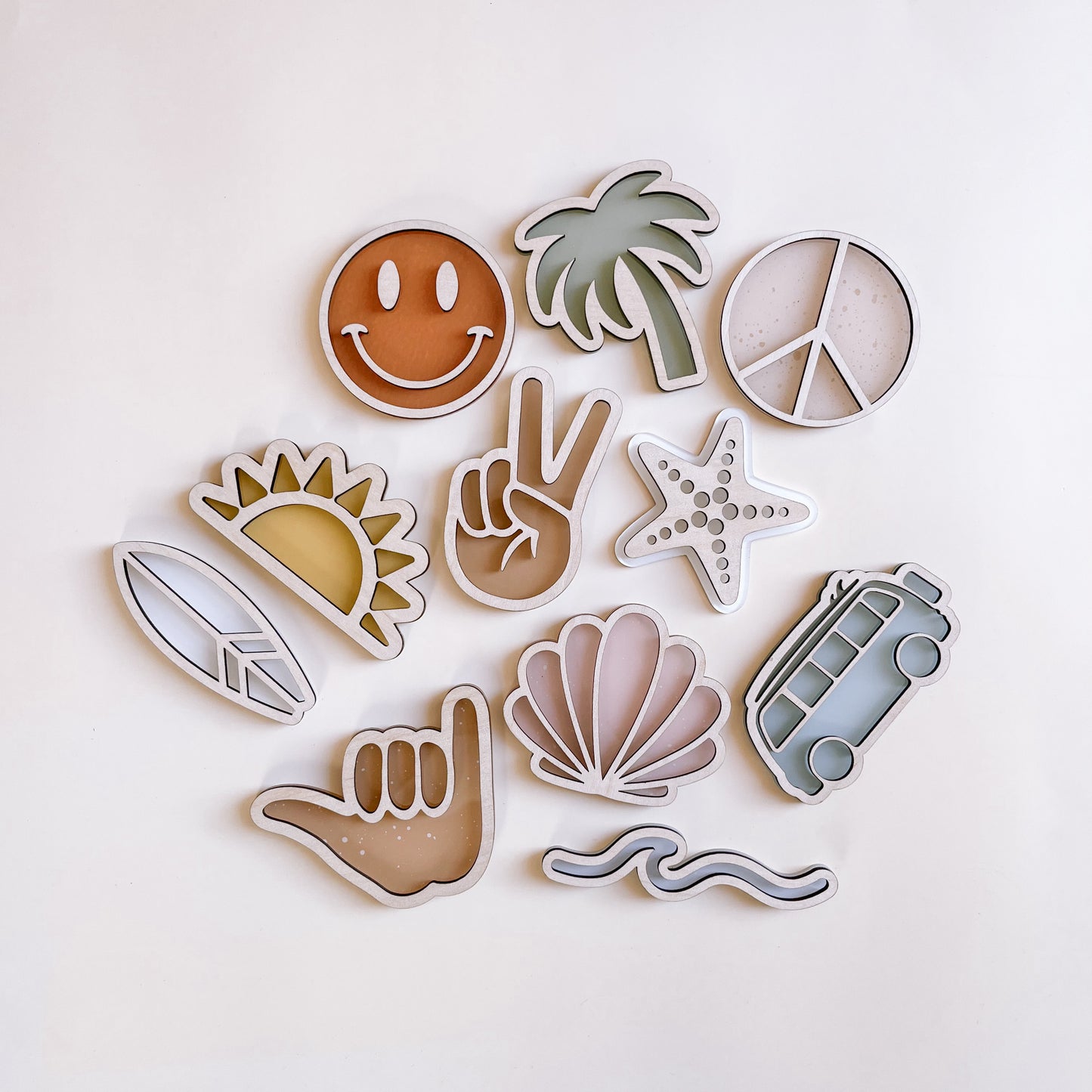 SHAPE MAGNETS | Various Designs | Multiple Colour & Pattern Choices