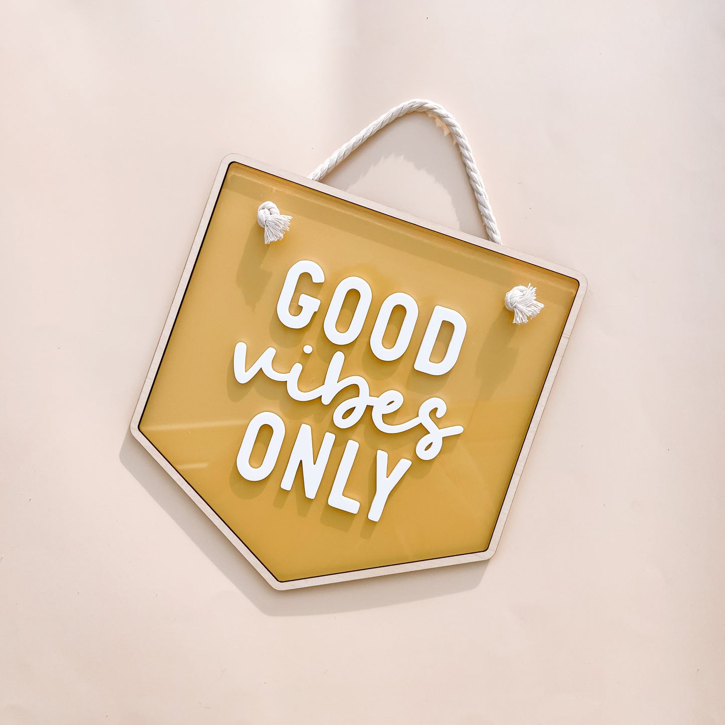 GOOD VIBES ONLY | Wall Banner | Multiple Colour Options