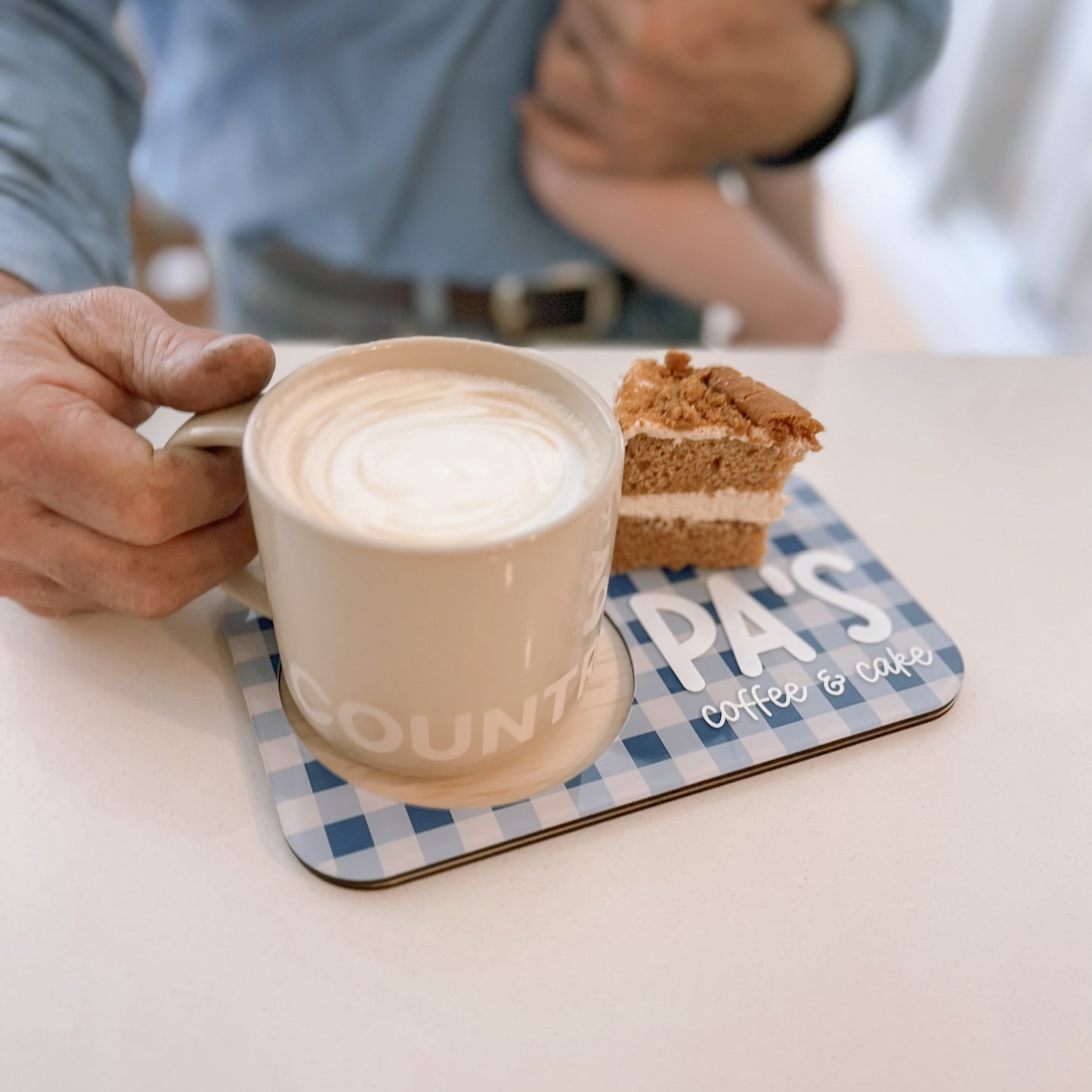 COFFEE/TEA TRAY | Personalised | Multiple Text, Colour & Pattern Choices