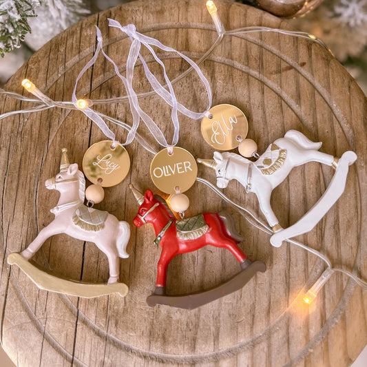 Heirloom Vintage-Style Resin Christmas Ornament | Personalised | Multiple Customisation Options
