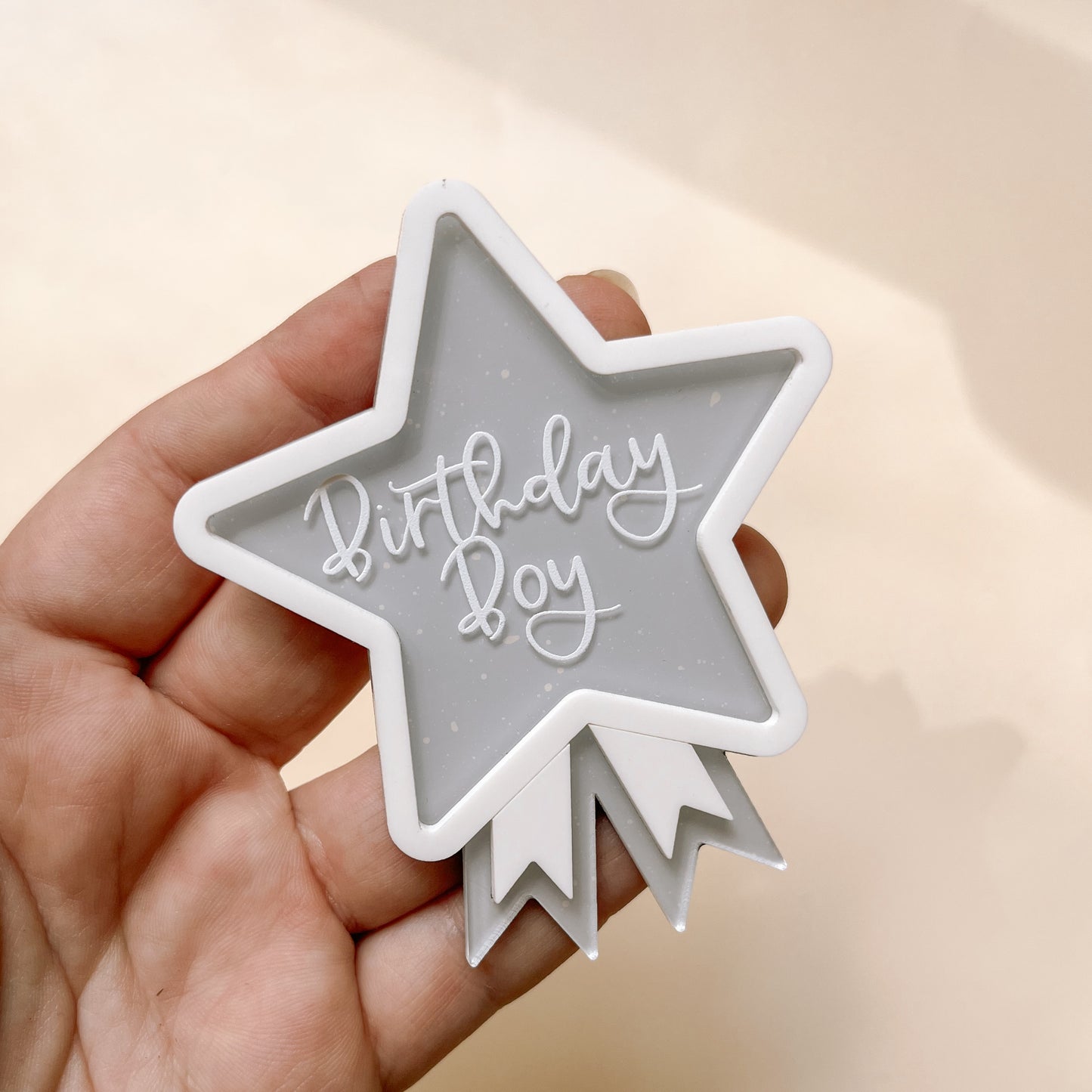 BIRTHDAY BADGE | Personalised | 2 Styles + Multiple Colour Options