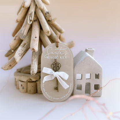 SANTA'S MAGIC KEY - STYLE #2 | Personalised | Multiple Colour Options