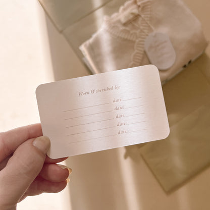 Heirloom Newborn Romper | Fawn