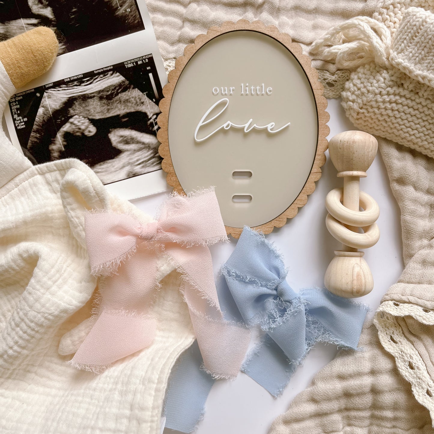 Vintage-Style Baby Gender Announcement | Multiple Customisation Options