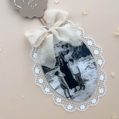 Lace Hanging Photo Decor Set | Customisable Gift