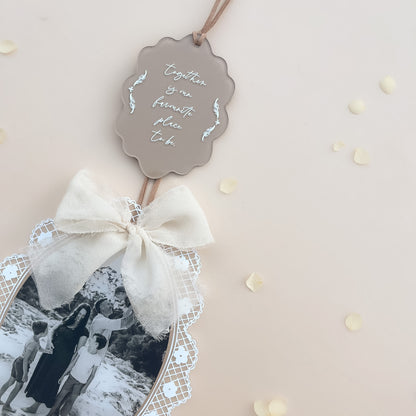 Lace Hanging Photo Decor Set | Customisable Gift
