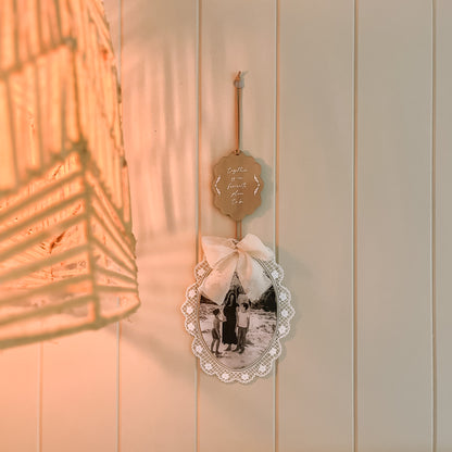 Lace Hanging Photo Decor Set | Customisable Gift