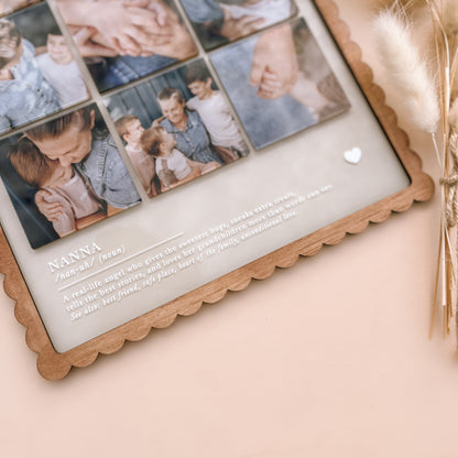 Definition Collage Photo Display | Customisable Mother's Day Gift