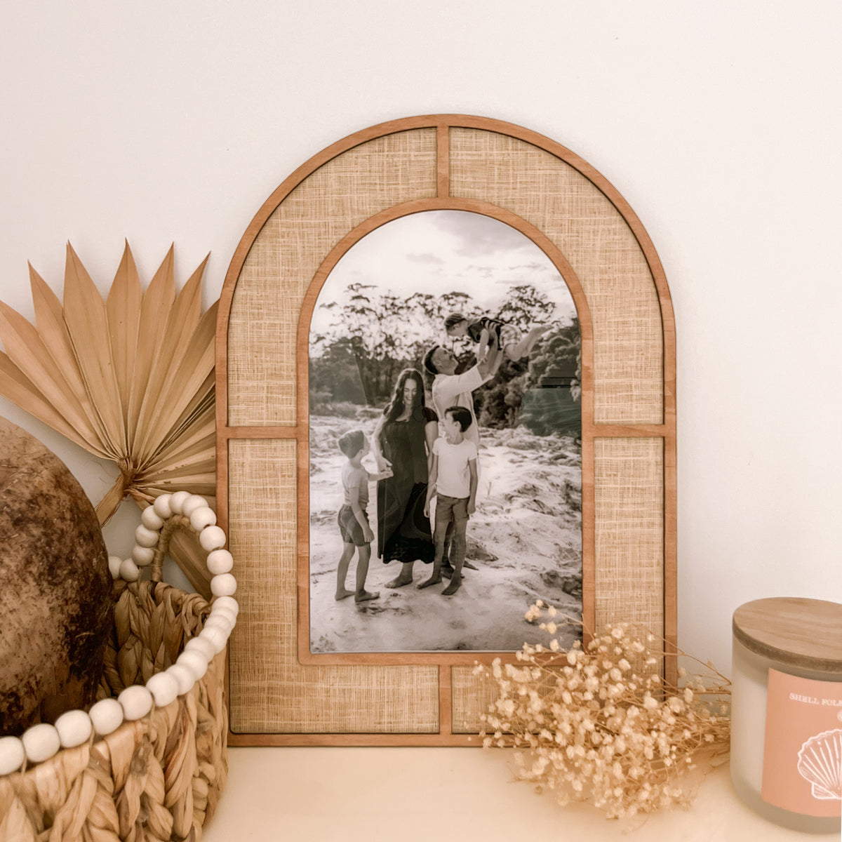 Rattan-Bogen Fotoabzug | 2 Größen