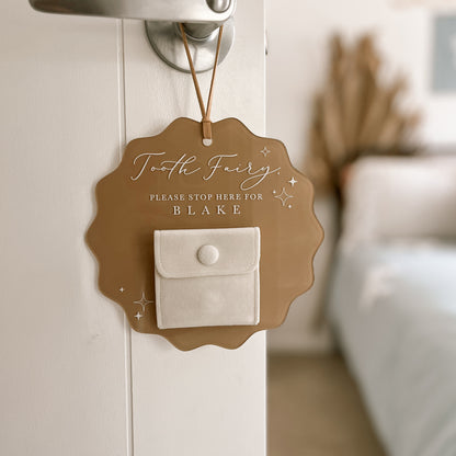 TOOTH FAIRY PLAQUE | Personalised | Hanging | Multiple Colour Options