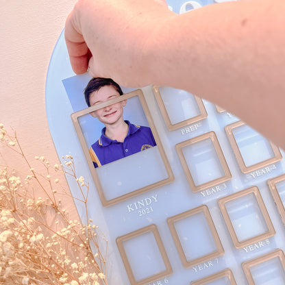 School Photo Board | Personalised | Multiple Colour + Pattern Options