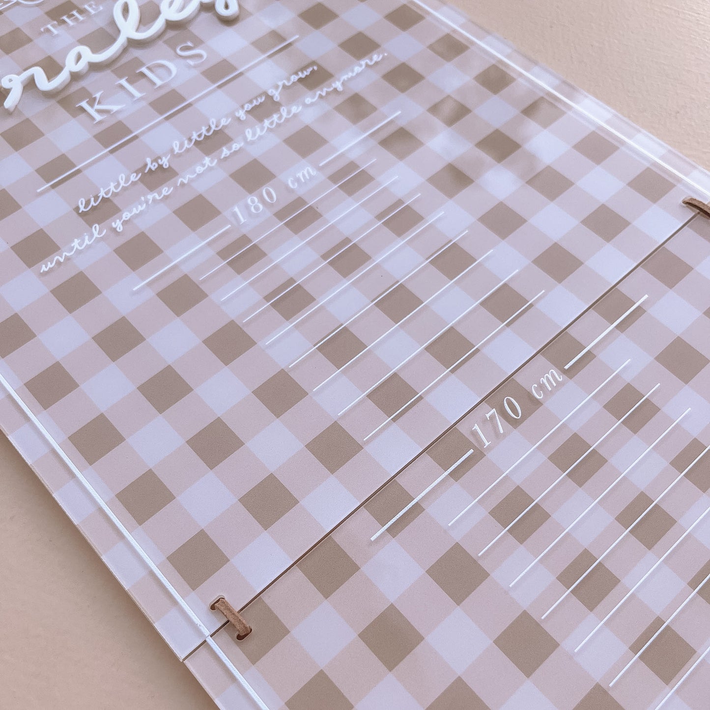 Children's Growth / Height Chart | Personalised | Multiple Colour + Pattern Options