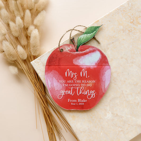 GIFT CARD HOLDER - APPLE | Personalised