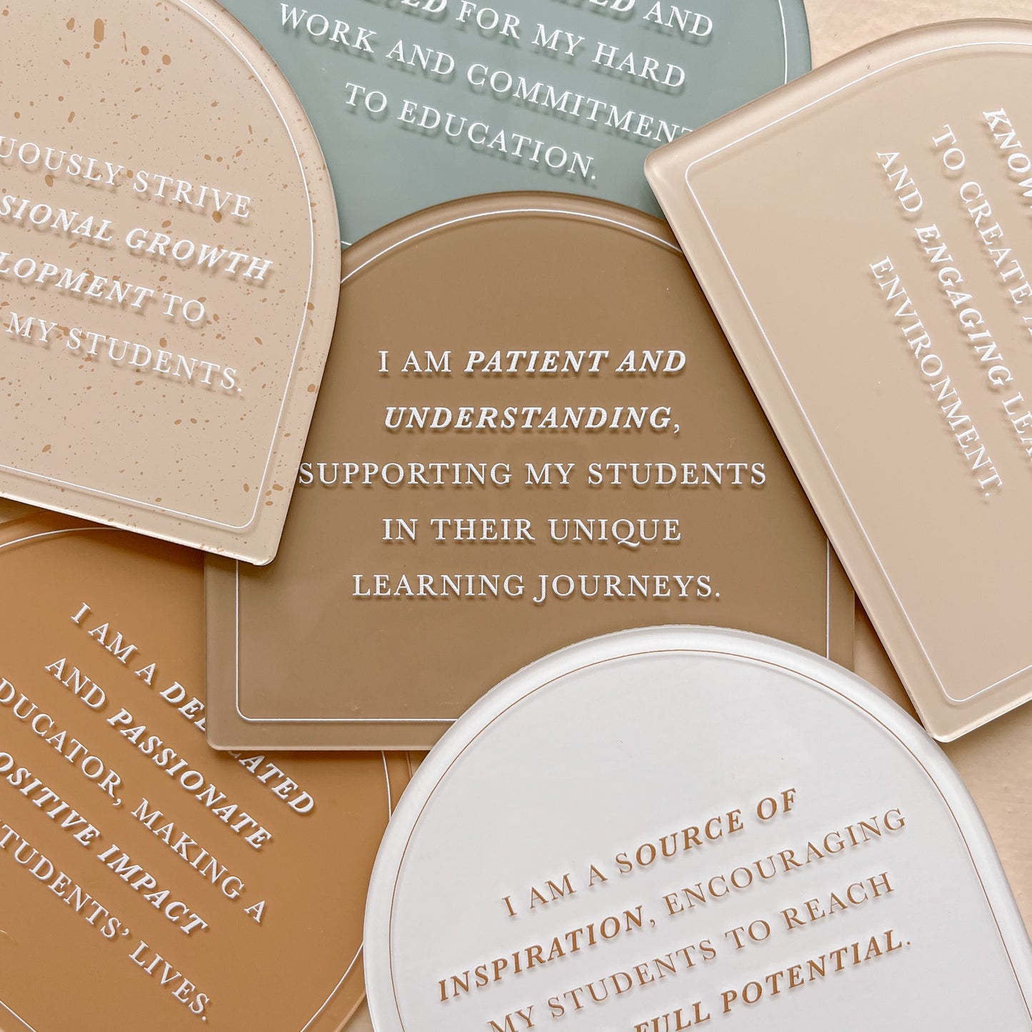 EDUCATOR/TEACHER AFFIRMATIONS SET | Multiple Colour Options