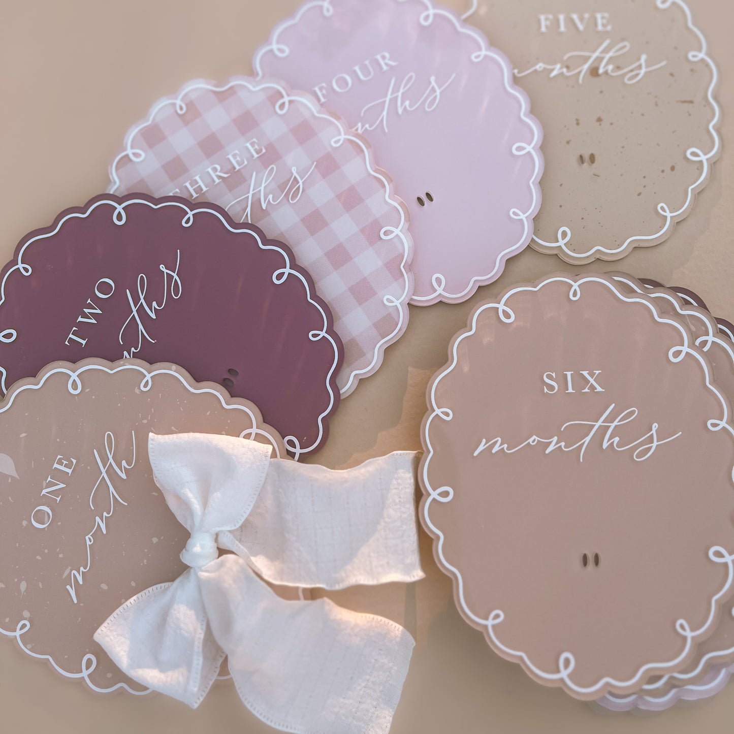 Storywoven Whimsy Baby Milestone Set | Multiple Customisation Options
