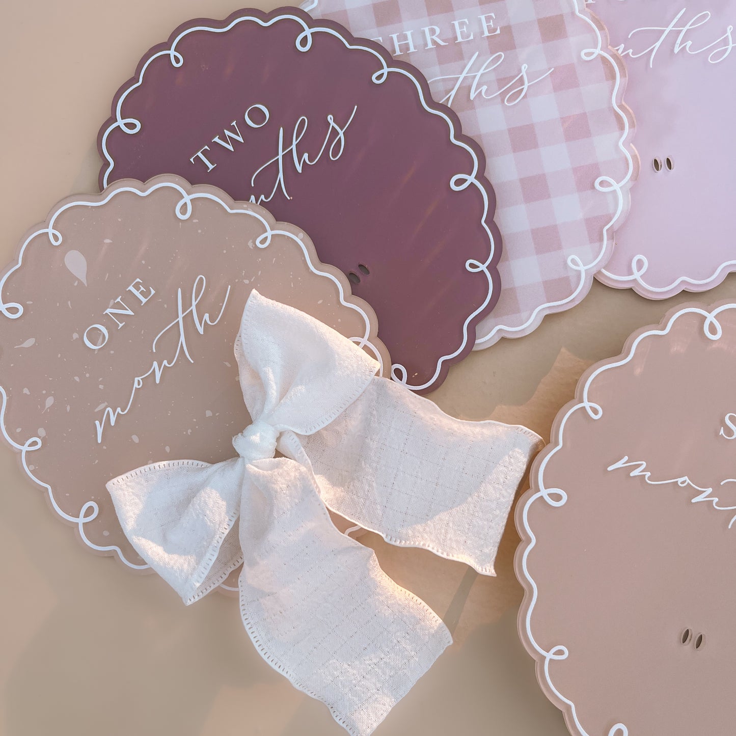 Storywoven Whimsy Baby Milestone Set | Multiple Customisation Options