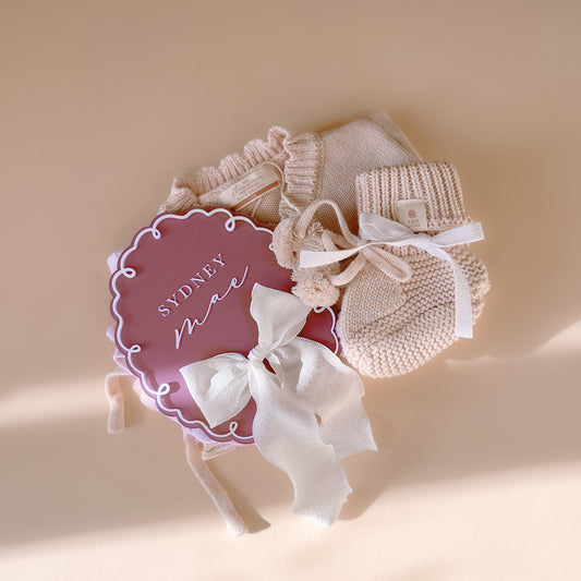 Storywoven Whimsy Name Plaque | Multiple Customisation Options