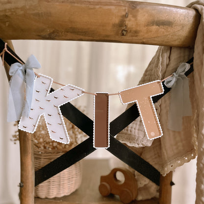 Personalised Scalloped Bubble Letter Bunting | Multiple Customisation Options