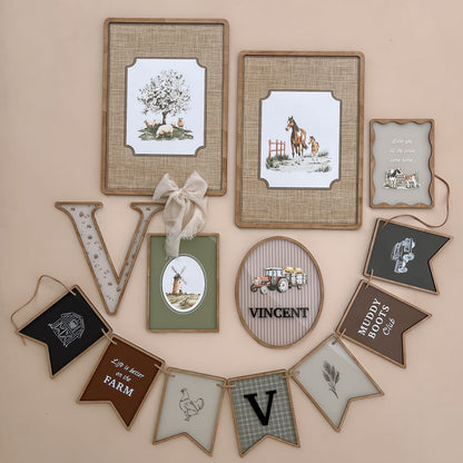 BUNDLE - Boys Farm-Themed Decor Set | Personalised