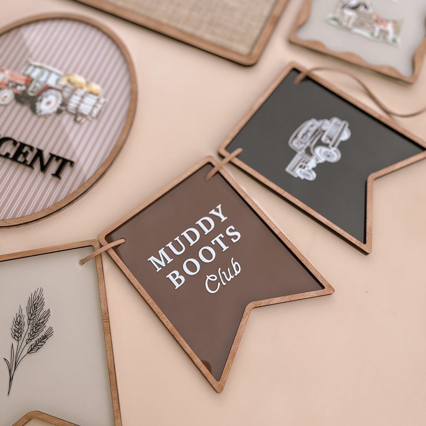 BUNDLE - Boys Farm-Themed Decor Set | Personalised