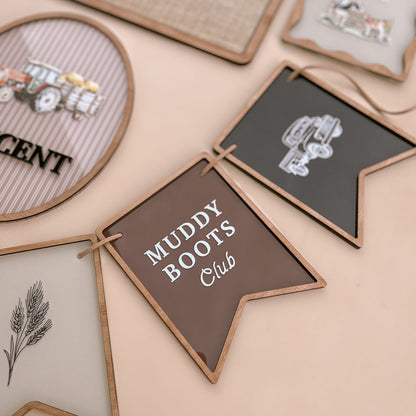 BUNDLE - Boys Farm-Themed Decor Set | Personalised