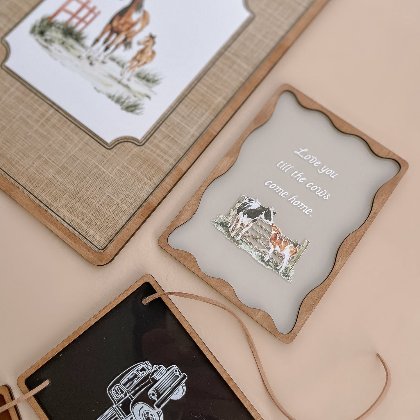 BUNDLE - Boys Farm-Themed Decor Set | Personalised