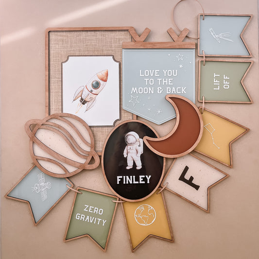 BUNDLE - Space-Themed Decor Set | Personalised