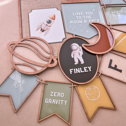 BUNDLE - Space-Themed Decor Set | Personalised