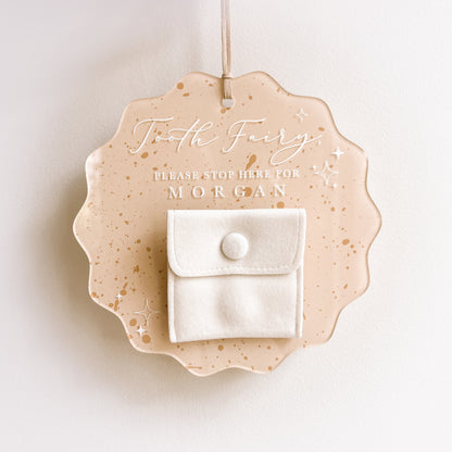 TOOTH FAIRY PLAQUE | Personalised | Hanging | Multiple Colour Options