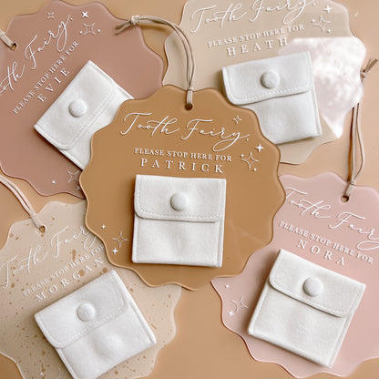 TOOTH FAIRY PLAQUE | Personalised | Hanging | Multiple Colour Options