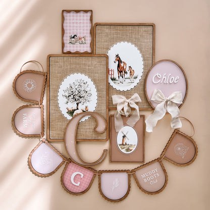 BUNDLE - Girls Farm-Themed Decor Set | Personalised