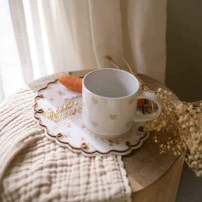 Easter Bunny's Snack Plate | Optional Personalisation | Multiple Pattern & Colour Options