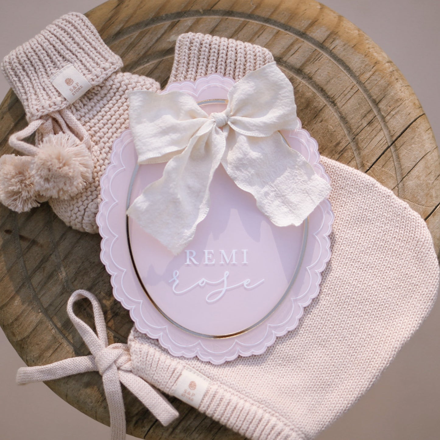 Storywoven Frill Name Plaque | Multiple Customisation Options