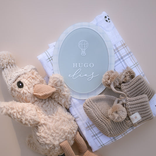 Double-Layered Oval Name Plaque | Multiple Customisation Options