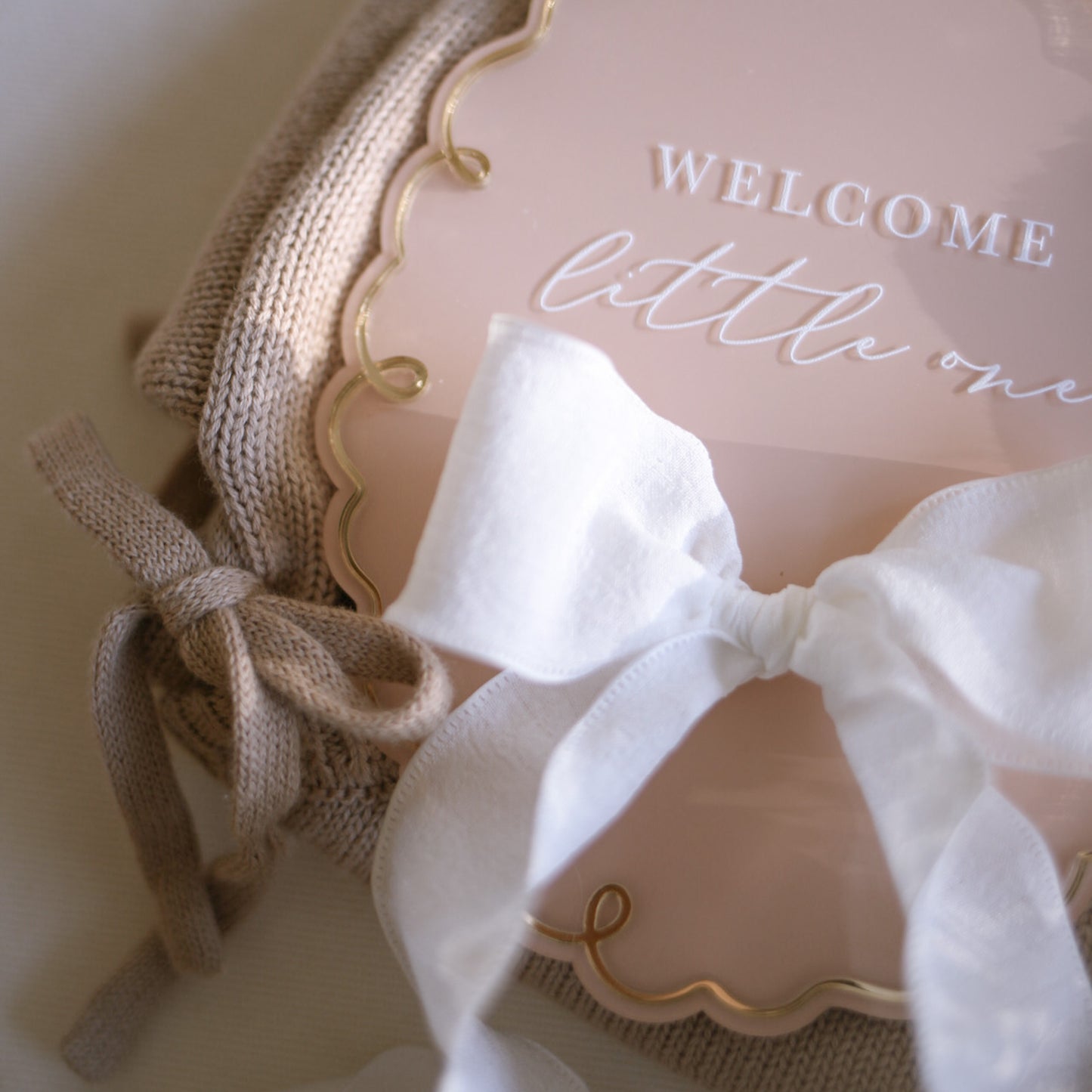 Storywoven Whimsy Birth Announcement Plaque | Multiple Customisation Options