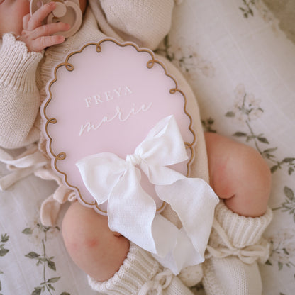 Storywoven Whimsy Name Plaque | Multiple Customisation Options