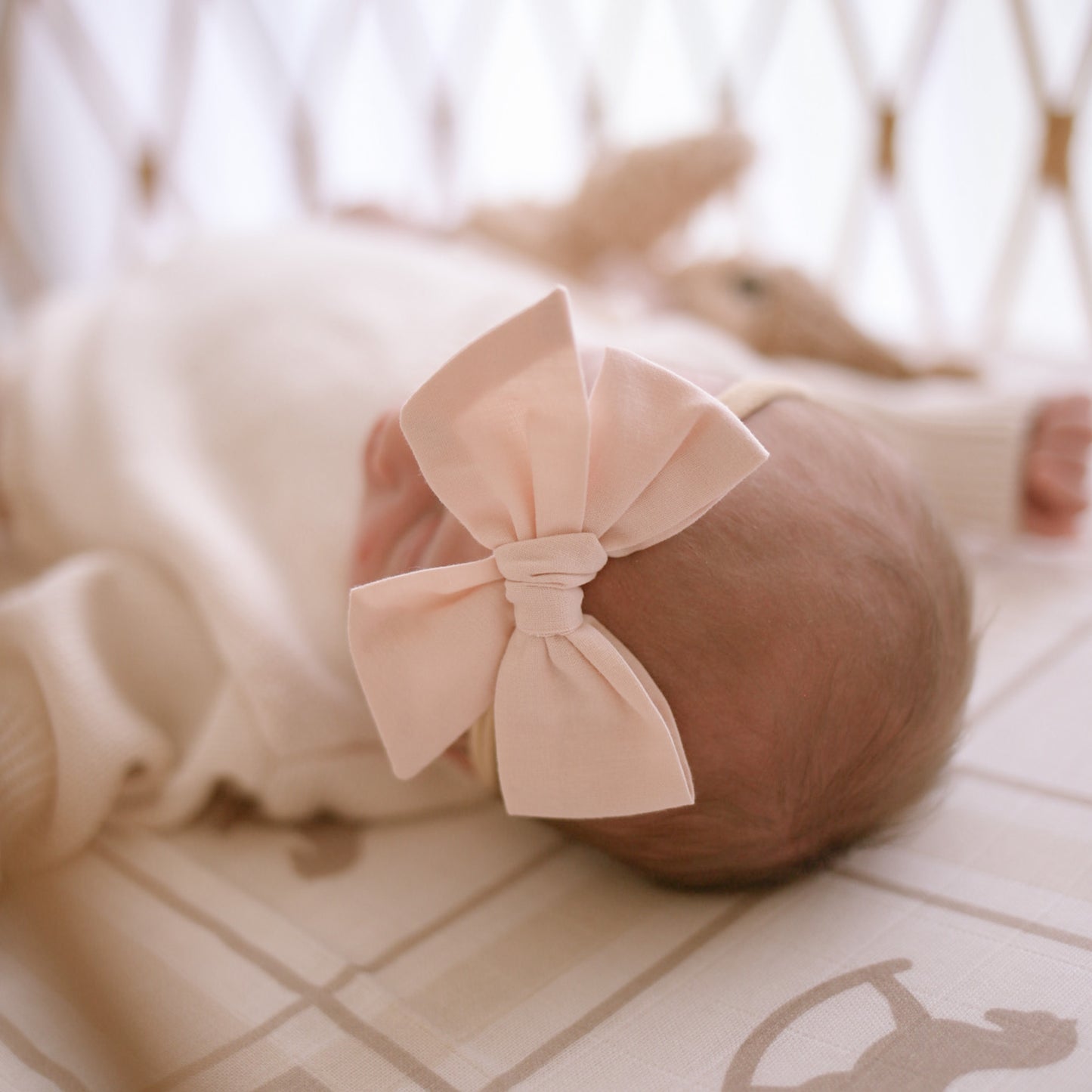 Delicate Newborn Headband | Bow | 2 Colours