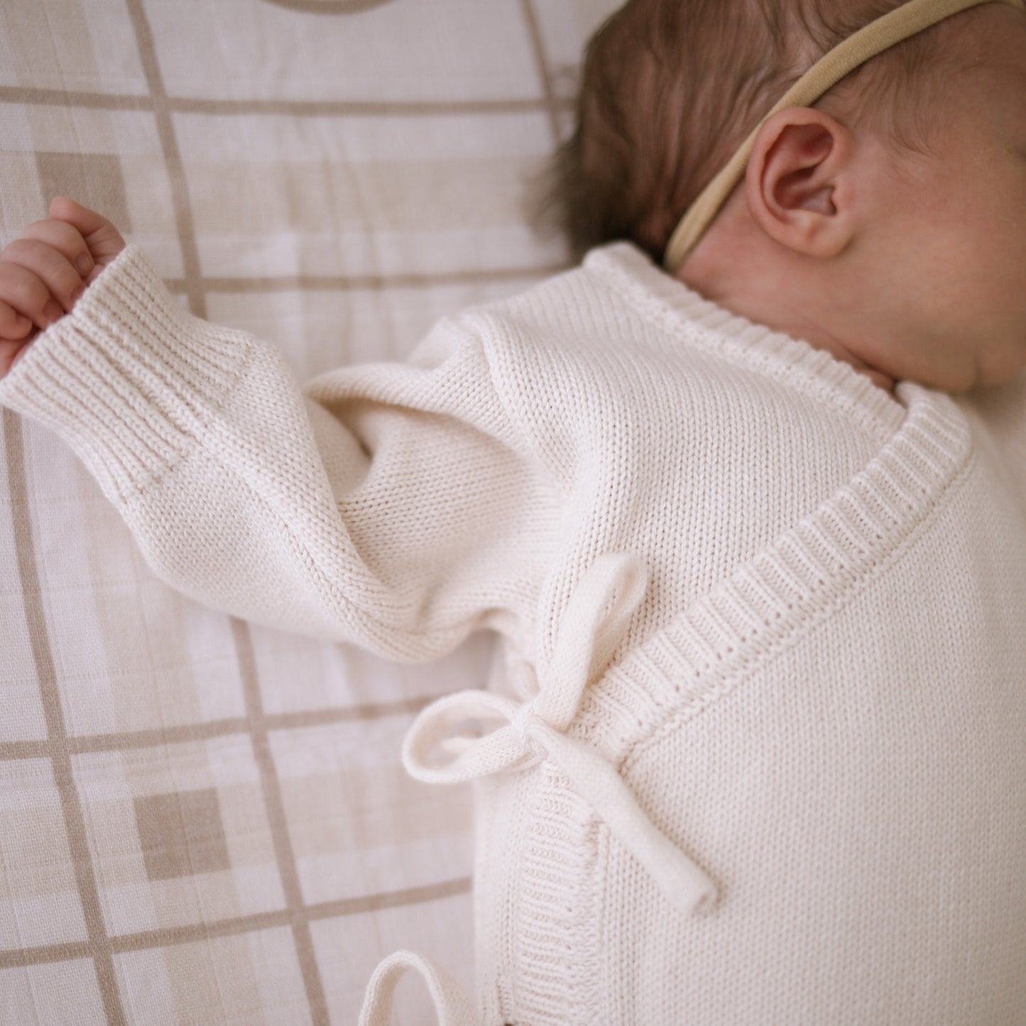 Heirloom Newborn Romper | Ecru