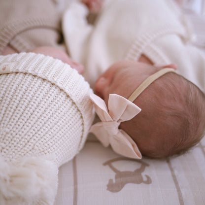 Delicate Newborn Headband | Bow | 2 Colours