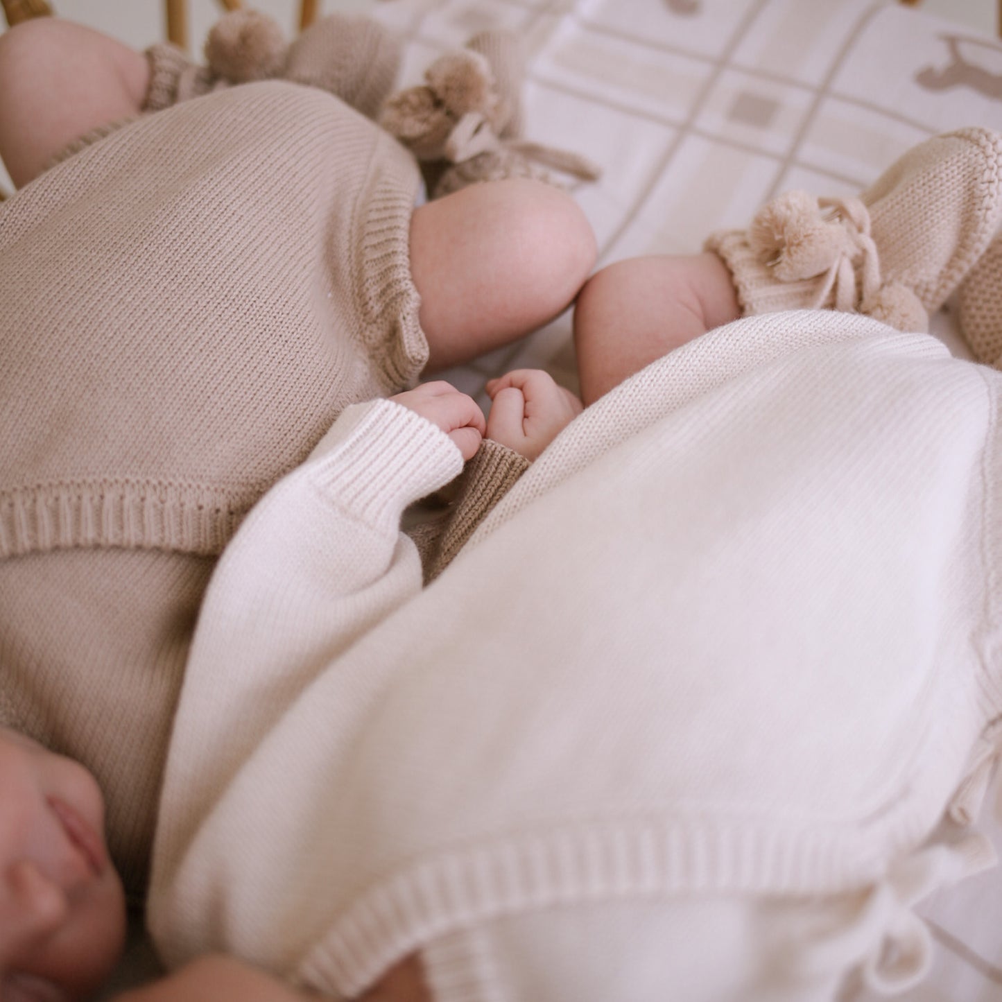 Heirloom Newborn Romper | Ecru