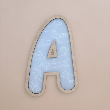 Silly Sausage Dachshund Letter | Personalised | Multiple Colour Choices